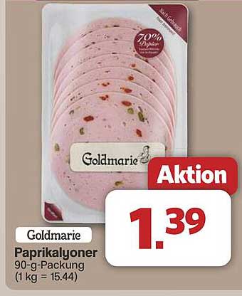 Goldmarie Paprikalyoner 90-g-Packung