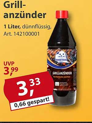 Grillanzünder 1 Liter, dünnflüssig, Art. 142100001
