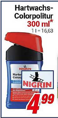 Hartwachs-Colorpoliturt 300 ml von Nigrin