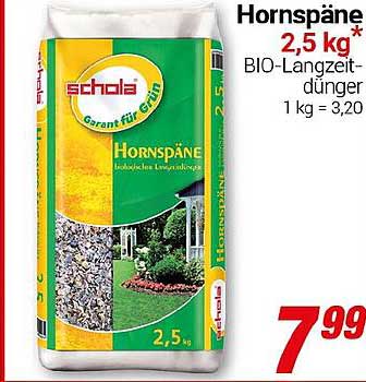 Hornspäne 2,5 kg - BIO-Langzeitdünger