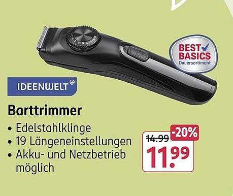 IDEENWELT Barttrimmer
