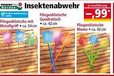 Insektenabwehr - Fliegenklatschen in verschiedenen Ausführungen