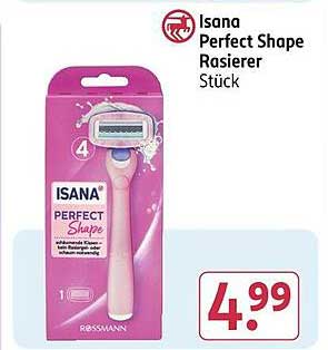 Isana Perfect Shape Rasierer Stück