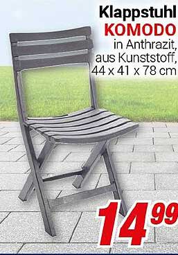Klappstuhl KOMODO in Anthrazit