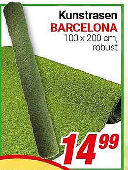 Kunstrasen BARCELONA 100 x 200 cm, robust
