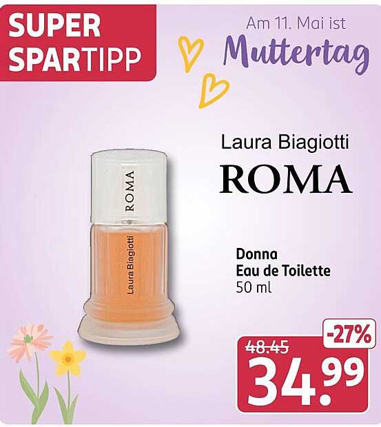 Laura Biagiotti Roma Donna Eau de Toilette 50 ml