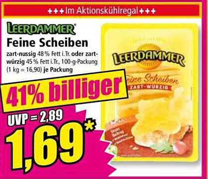 LEERDAMMER Feine Scheiben - zart-nussig & zart-würzig