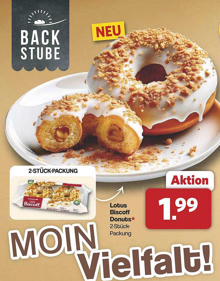 Lotus Biscoff Donuts 2-Stück-Packung