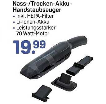 Nass-/Trocken-Akku-Handstaubsauger