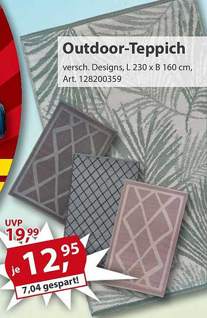 Outdoor-Teppich - versch. Designs, L 230 x B 160 cm, Art. 128200359