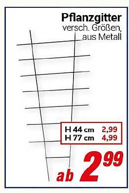 Pflanzgitter - verschiedene Größen aus Metall