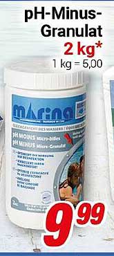 pH-Minus-Granulat 2 kg