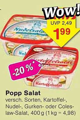Popp Salat - Verschiedene Sorten für jeden Geschmack