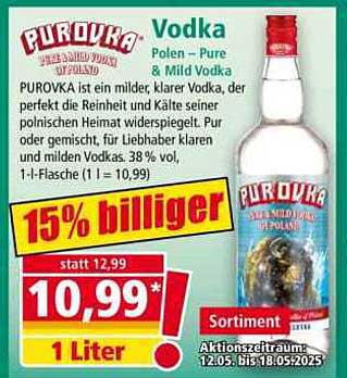 Purovka - Pure & Mild Vodka aus Polen