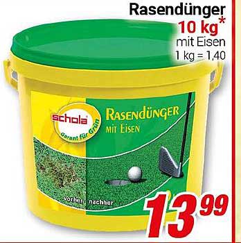 Rasendünger mit Eisen – 10 kg