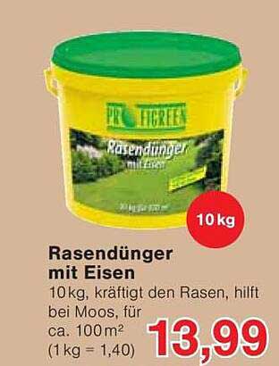 Rasendünger mit Eisen