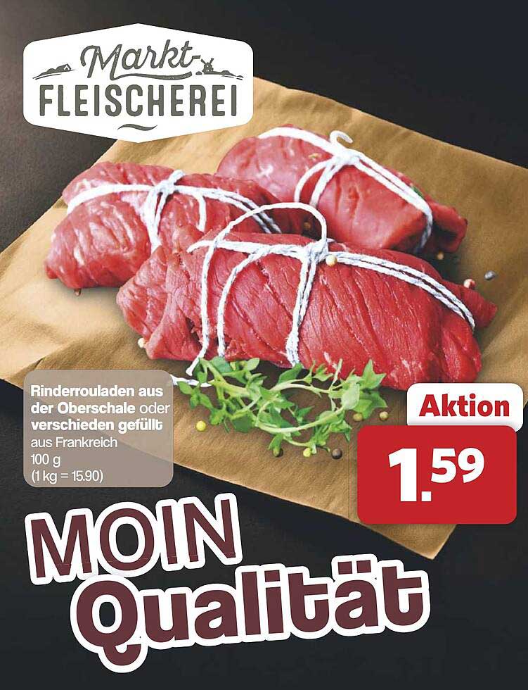 Rinderrouladen aus der Oberschale oder verschieden gefüllt