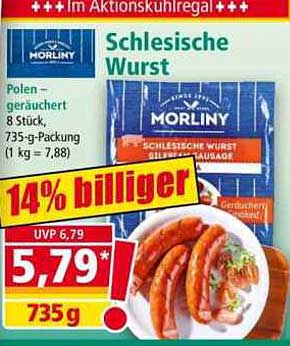 Schlesische Wurst 735 g – nur 5,79 €!