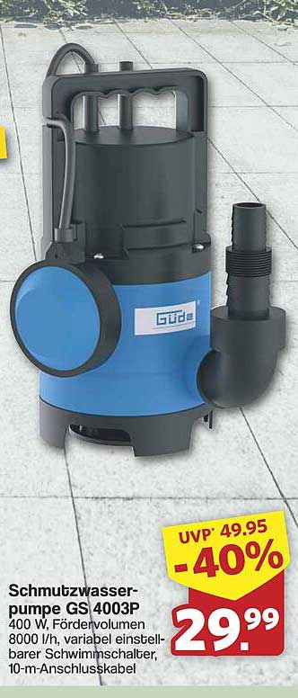 Schmutzwasserpumpe GS 4003P
