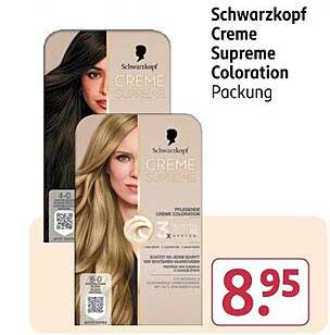 Schwarzkopf Creme Supreme Coloration Packung