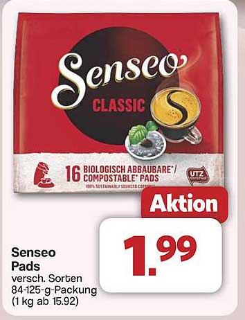 Senseo Pads - Verschiedene Sorten