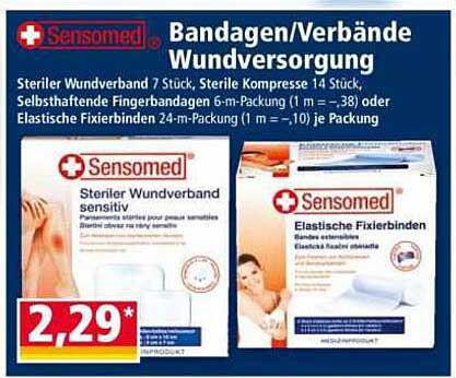 Sensomed Bandagen/Verbände Wundversorgung