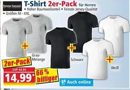 T-Shirt 2er-Pack für Herren