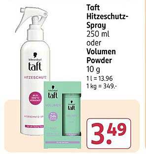 Taft Hitzeschutz-Spray 250 ml oder Volumen Powder 10 g
