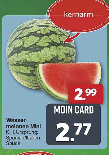 Wassermelonen Mini - Frisch und saftig aus Spanien