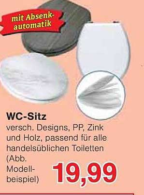 WC-Sitz mit verschiedenen Designs – für jede Toillette geeignet