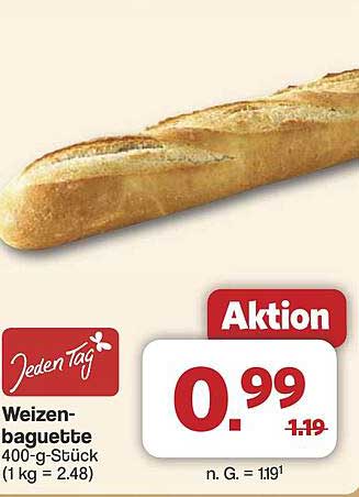 Weizenbaguette 400-g-Stück