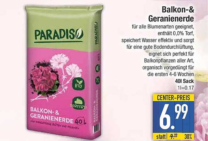 Balkon-& Geranienerde