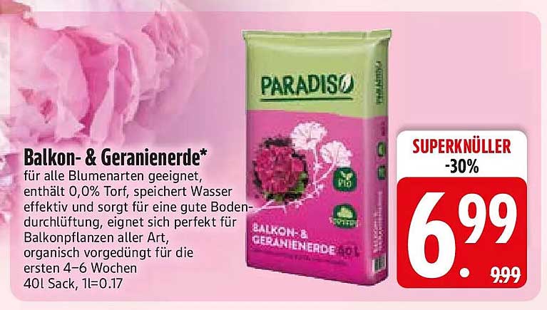 Balkon- & Geranienerde*