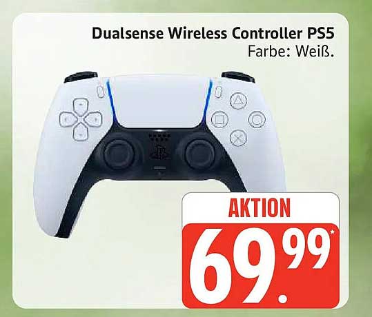 Dualsense Wireless Controller PS5 Farbe: Weiß.