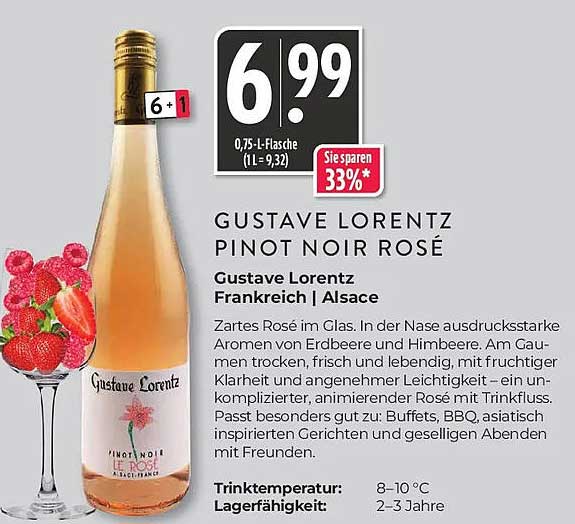 GUSTAVE LORENTZ PINOT NOIR ROSÉ