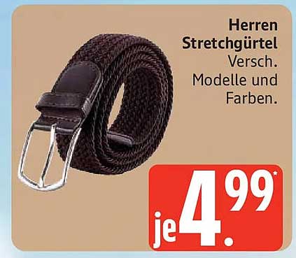 Herren Stretchgürtel Versch. Modelle und Farben.