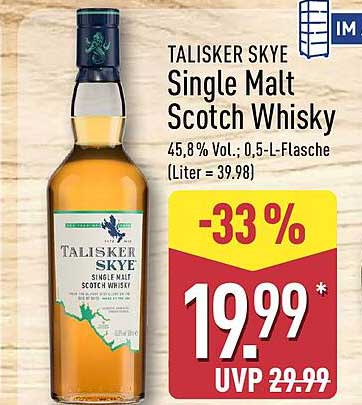 TALISKER SKYE Single Malt Scotch Whisky