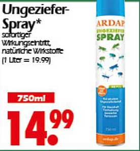 ARDAP Ungeziefer-Spray 750ml