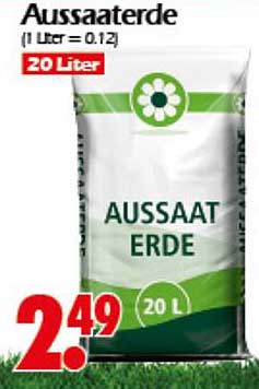 Aussaaterde 20 Liter