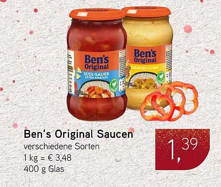 Ben’s Original Saucen - verschiedene Sorten im Angebot