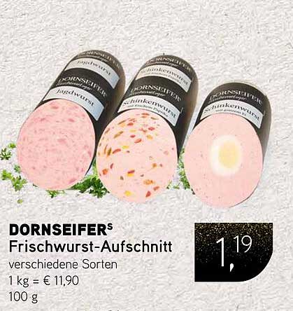 DORNSEIFER® Frischwurst-Aufschnitt verschiedene Sorten