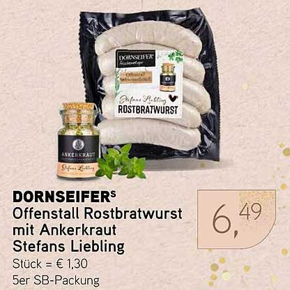 DORNSEIFER® Offenstall Rostbratwurst mit Ankerkraut Stefans Liebling