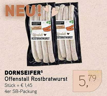 DORNSEIFERS Offenstall Rostbratwurst 4er SB-Packung