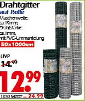 Drahtgitter auf Rolle