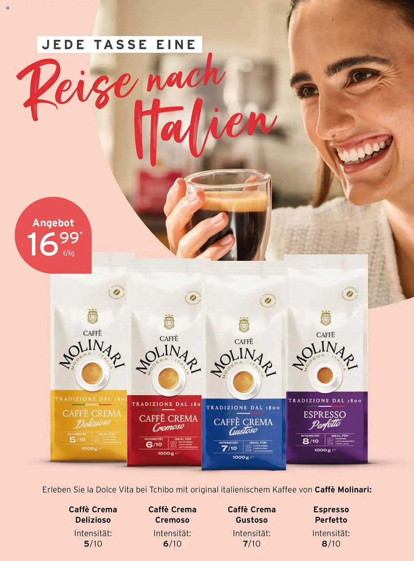 Erleben Sie die Dolce Vita mit Caffè Molinari
