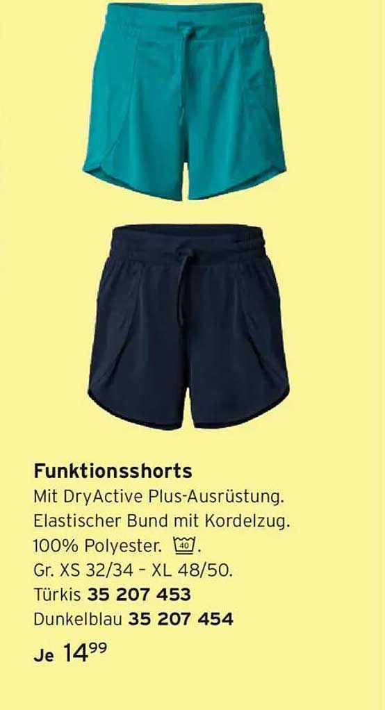 Funktionsshorts mit DryActive Plus-Ausrüstung