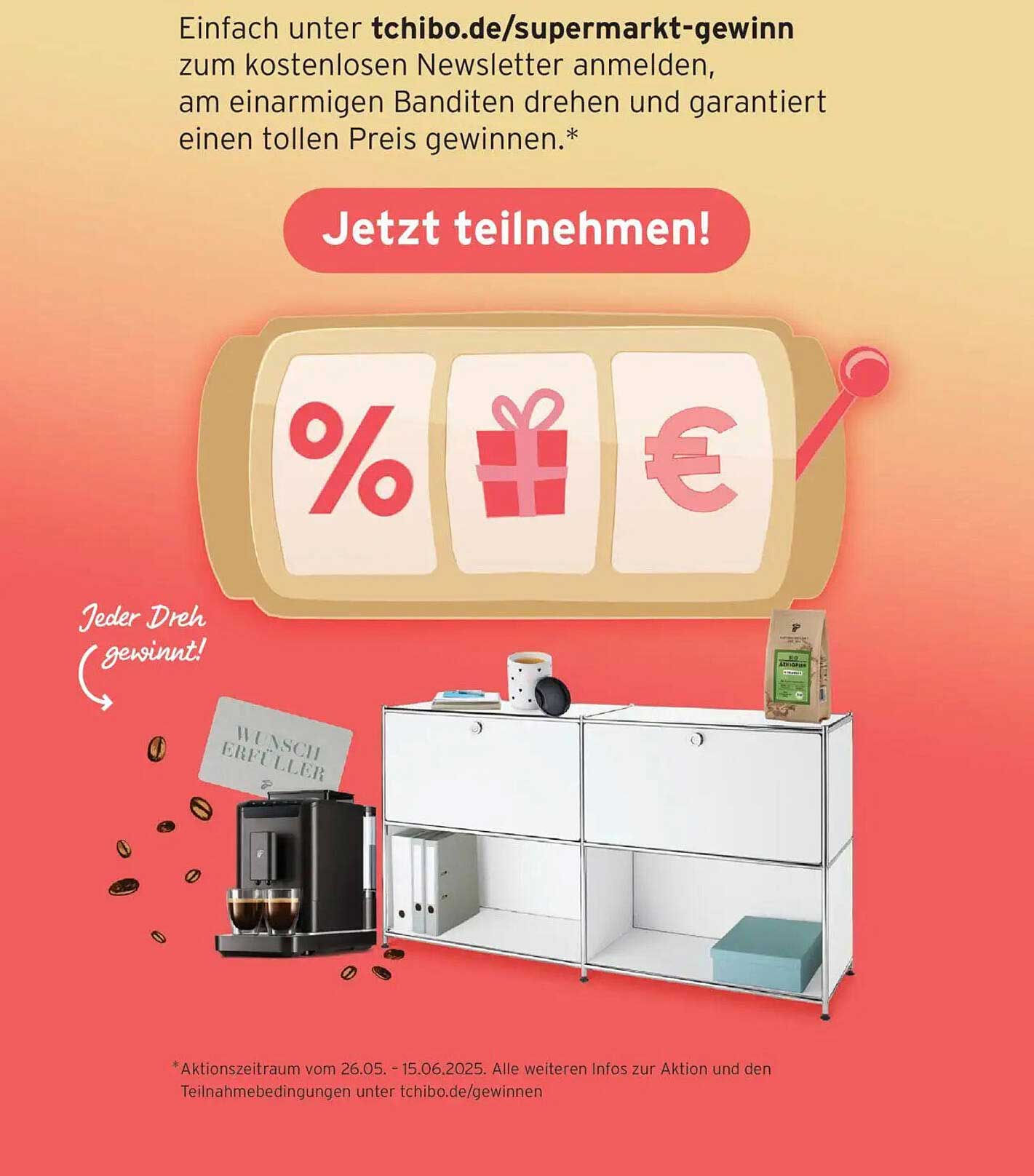 Jetzt teilnehmen und gewinnen – Tchibo Gewinnspiel