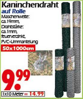 Kaninchendraht auf Rolle