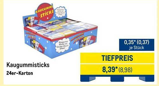 Kaugummisticks 24er-Karton