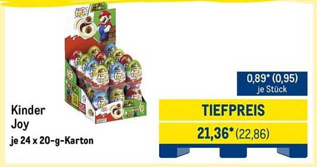 Kinder Joy je 24 x 20-g-Karton